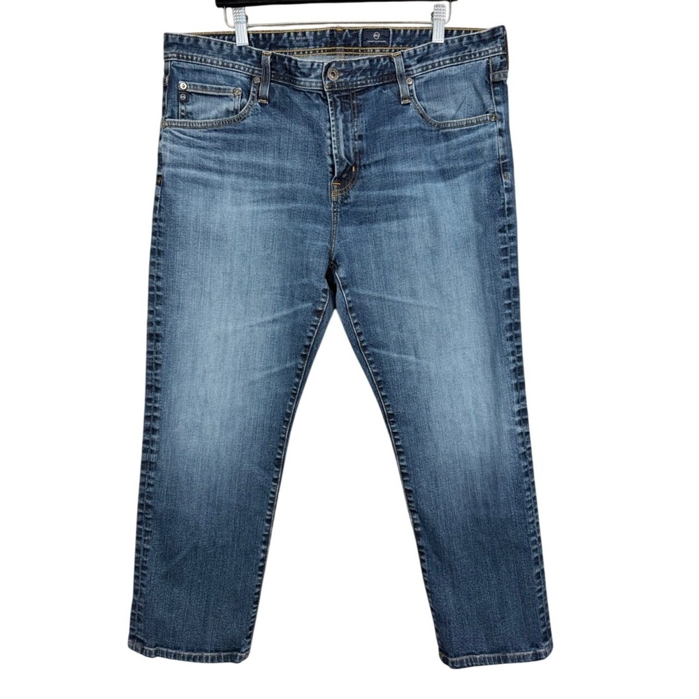 AG Adriano Goldschmied The Graduate Jeansโ Blue Wash Straight Leg Size 38x32